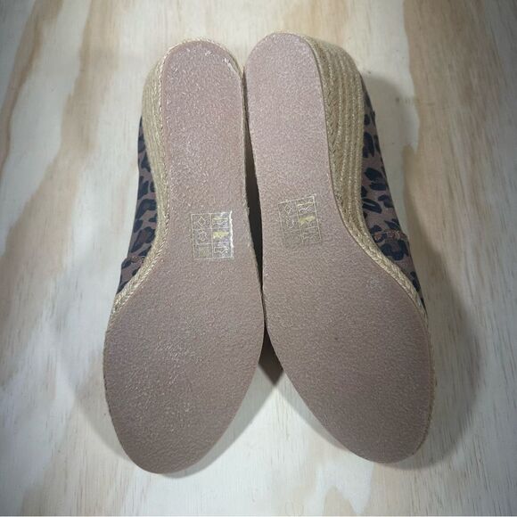 Jack Rogers Palmer Wedge Leopard Espadrille Sandals Women’s Size 8.5 - Picture 6 of 7